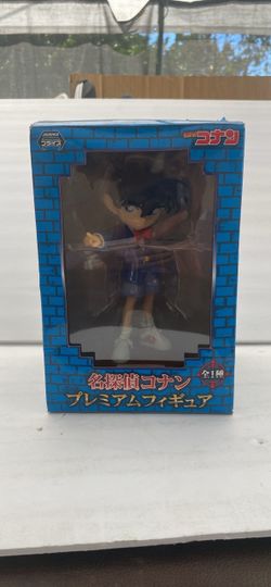 Sega Detective Conan Premium Figure (PM Figure) - Conan Edogawa, an officially licensed PVC collectible figure standing approximately 18 cm to 20 cm t