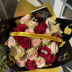 Graduation Flower Arrangement Gift