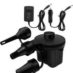 Newpol Inflatable Bed Pump, Electric Air Pump(100 Gallon/Min) for Air Mattress Beds, Inflatable Swimming Pools, Swimming Ring