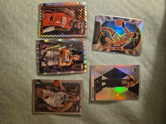 5 refractor Basketball cards  with 2rcs..Select Mosaic and Topps Chrome