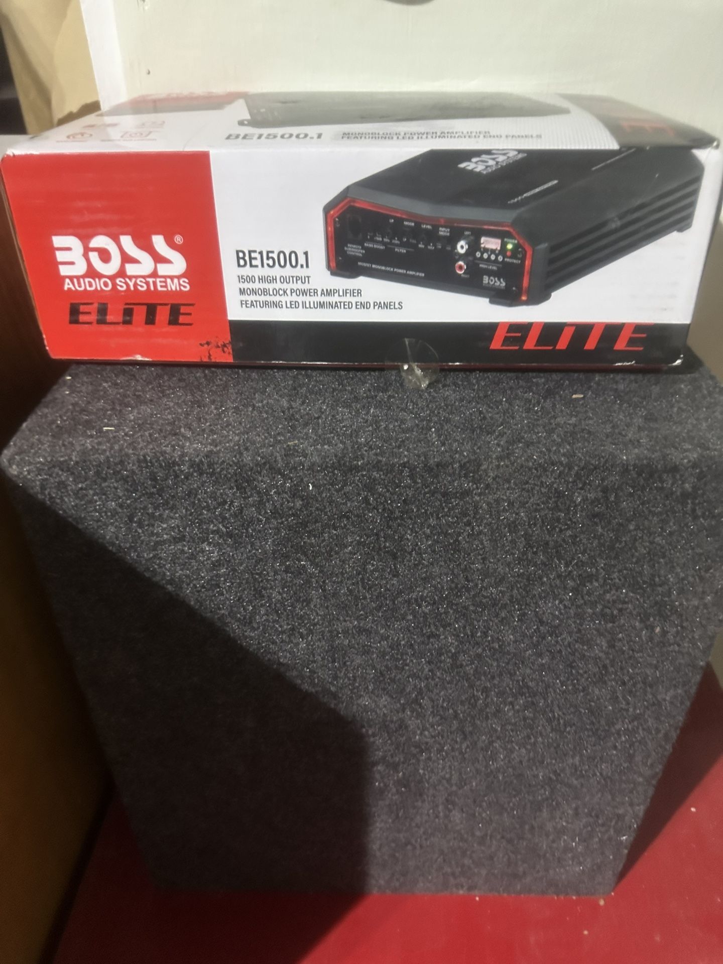 Boss Amplifier And Subwoofer