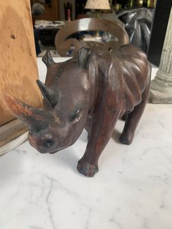 Rhino And Cape Buffalo From South Africa 