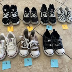 Toddler Vans/Converse (sizes 8-10)