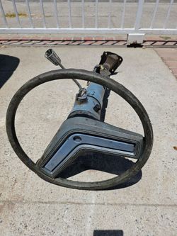 Vintage Steering Column with Key