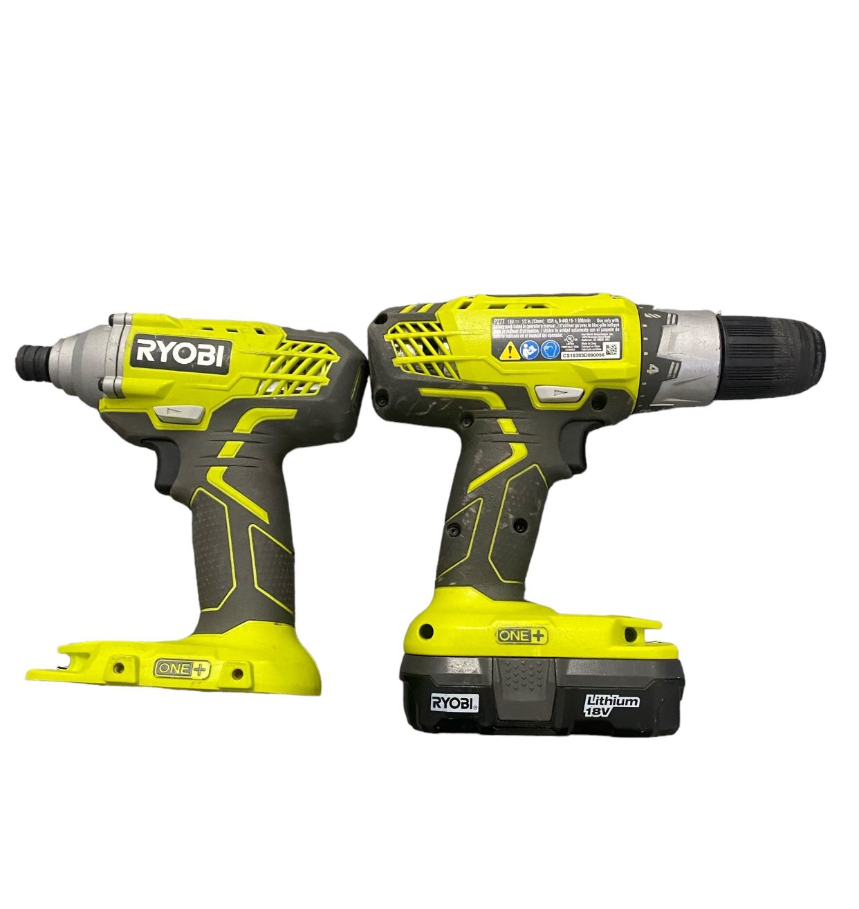 Ryobi P235 1/4 Inch One+ 18v bundle no chager very good condition