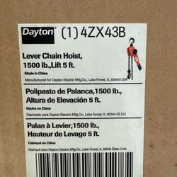 Dayton Lever Chain Hoist 