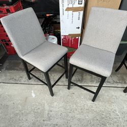 Grey Counter Chairs