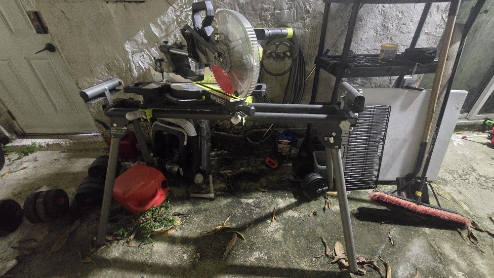 Ryobi One HP 10" inch Miter Saw w/ Ryobi Miter Saw Stand