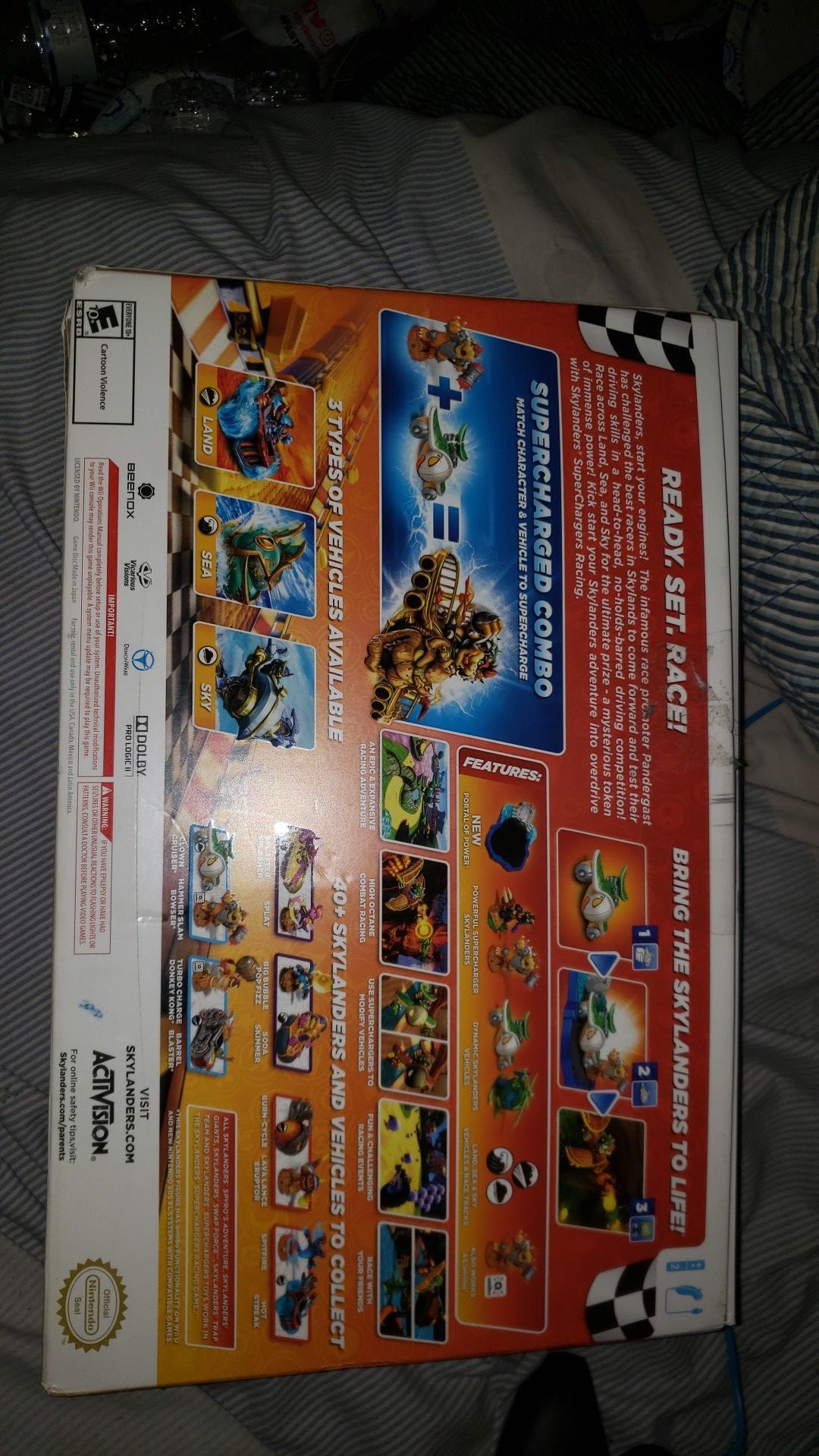 Skylanders superchargers racing for the wii
