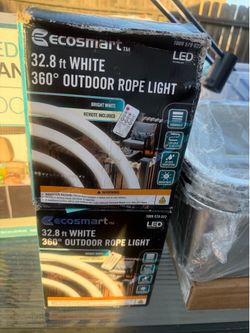 Outdoor rope lights $10 dlrs each box