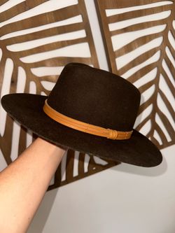 Goorin Bros Brown Wool Rancher Fedora Hat Medium Unisex