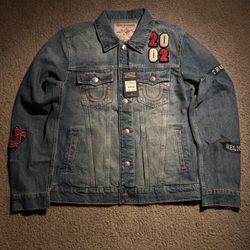 True Religion Jesse Patch Trucker Jacket