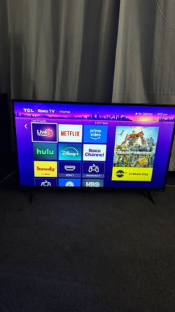 TCL 43” 4K Roku smart TV