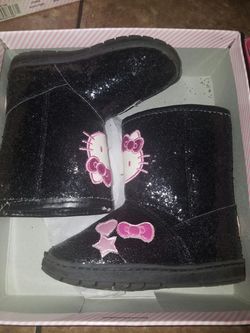Glitter Hello Kitty Boots