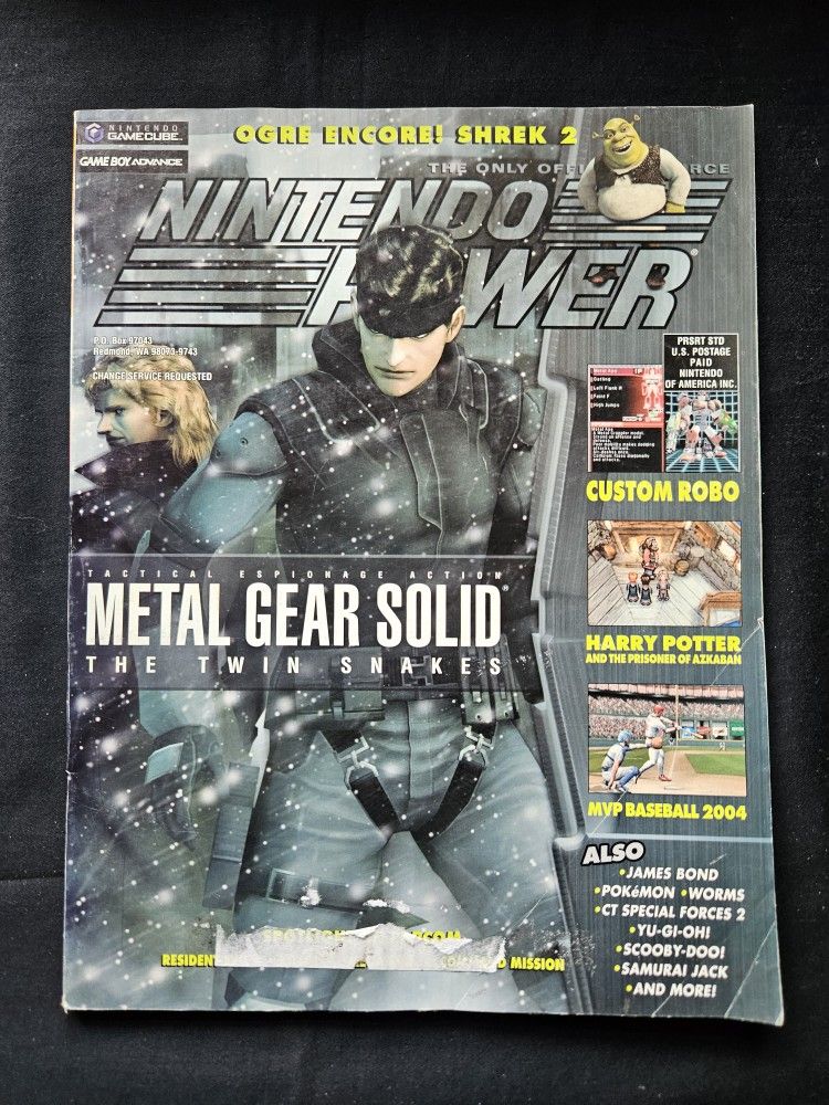 Nintendo Power Volume 179 - Metal Gear Solid Twin Snakes + Poster