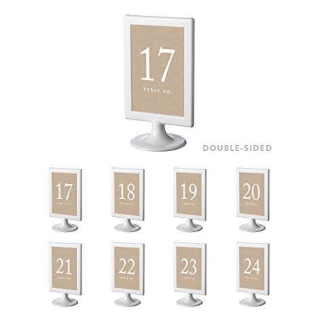 Double Sided 5x7 Table Number Based Frame