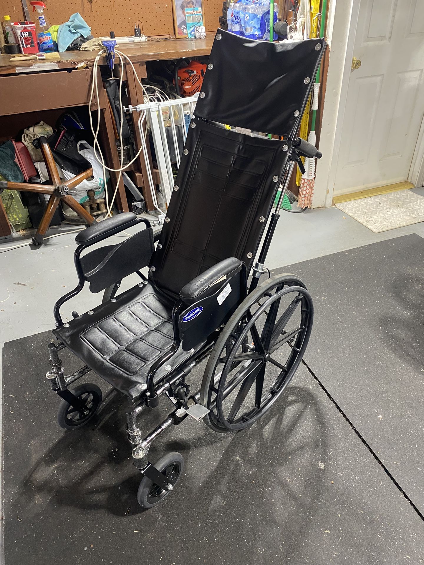 Black Reclining Mobility Chair — Excellent Condition