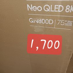 SAMSUNG 75"INCH NEO QLED 8K Q800D 