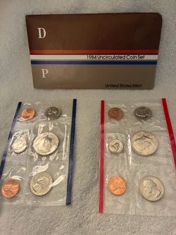 1984 US Mint Uncirculated Coin Set D&P