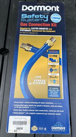 Dormant Gas Connection Kit 1/2 X 48”