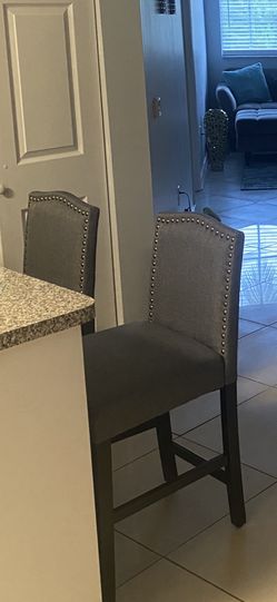 Grey Bar Stools