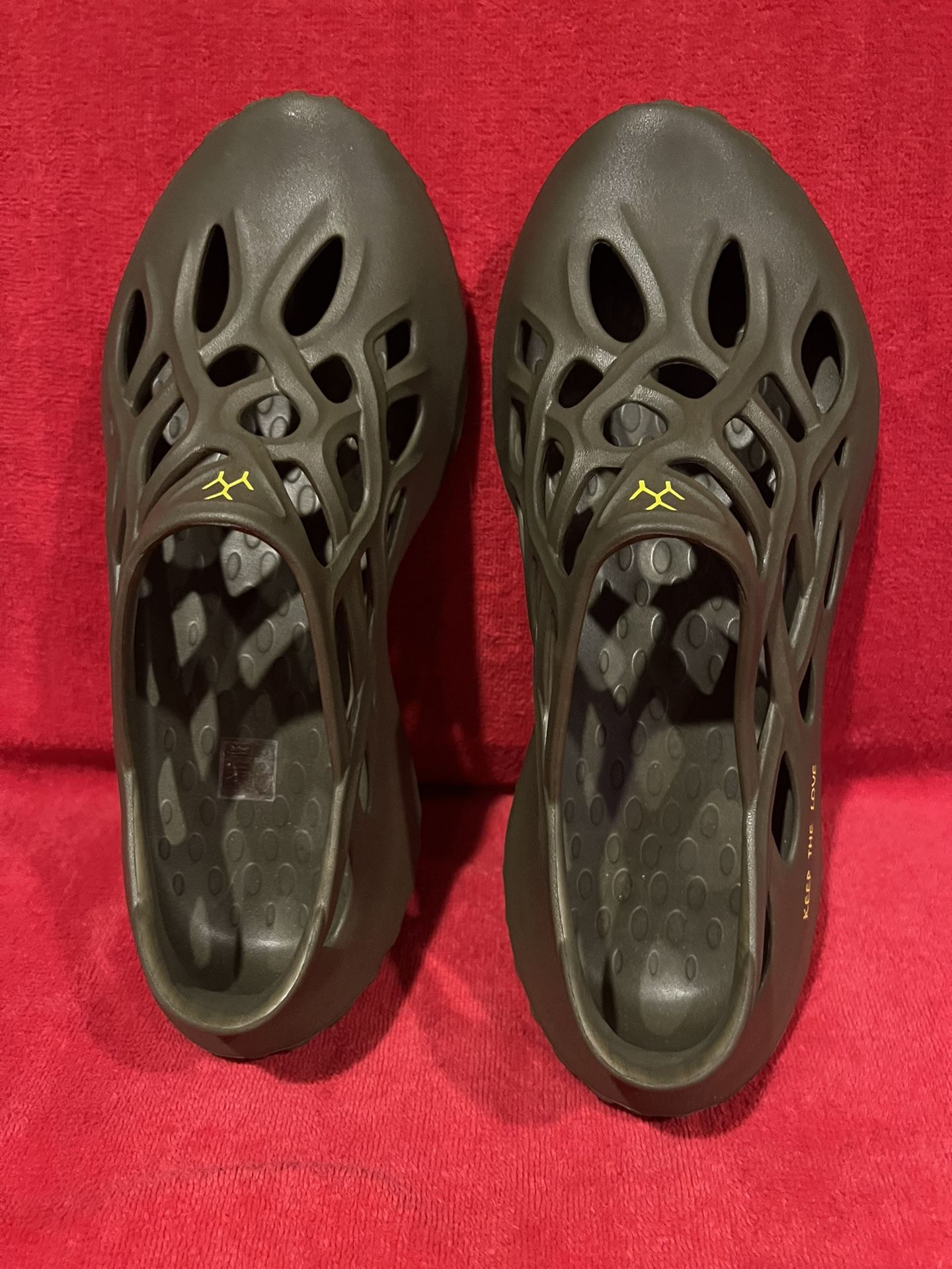 Men's Green Non-Slip Comfortable Out Stitched Sandals, Beach Shoes, Summer