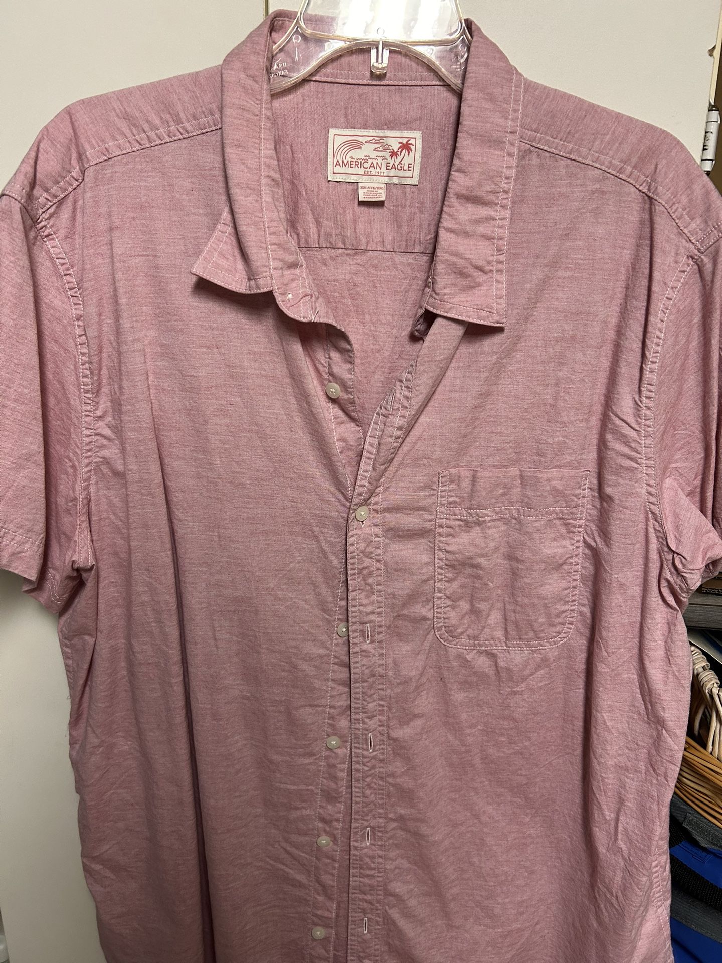 Mens Pink Dress Shirt 