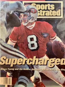 Steve Young - Cover Sports, Illustrated, Magazine (Signed)