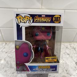 Funko Pop Avengers Vision Hot Topic Exclusive 307