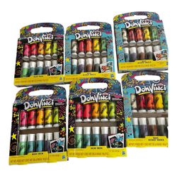 Play-Doh DohVinci 10-Pack Tubes Bulk Case Lot of 6 (Basic & Neon Colors)