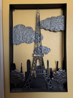 Pair Of Metal Art Pieces