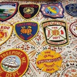 Fire Department Uniform Patches - Circleville, Pacifica, Toledo - 10 Total