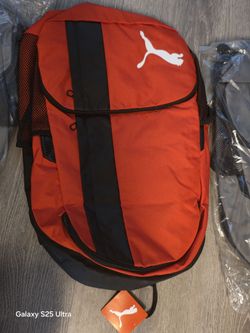 Puma Backpack Orange and Black