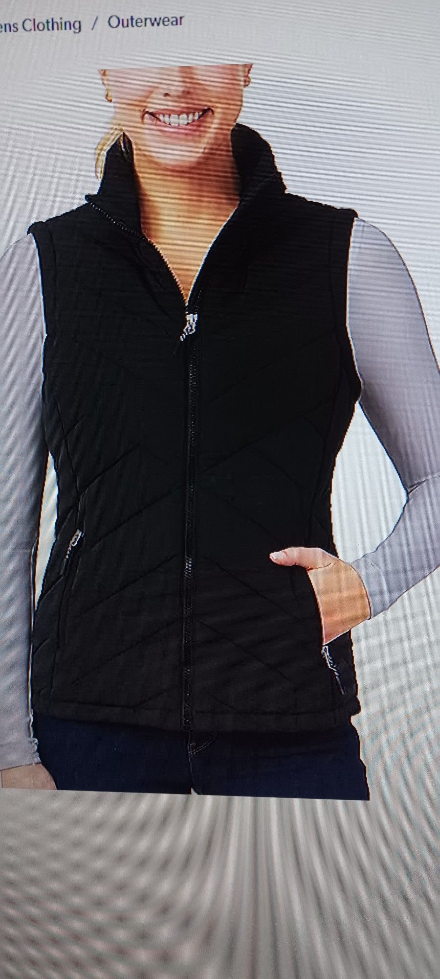 Free Country Women's Quilted Vest Size XL New