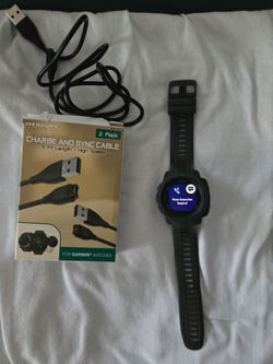 Garmin Smartwatch with Charging Cable