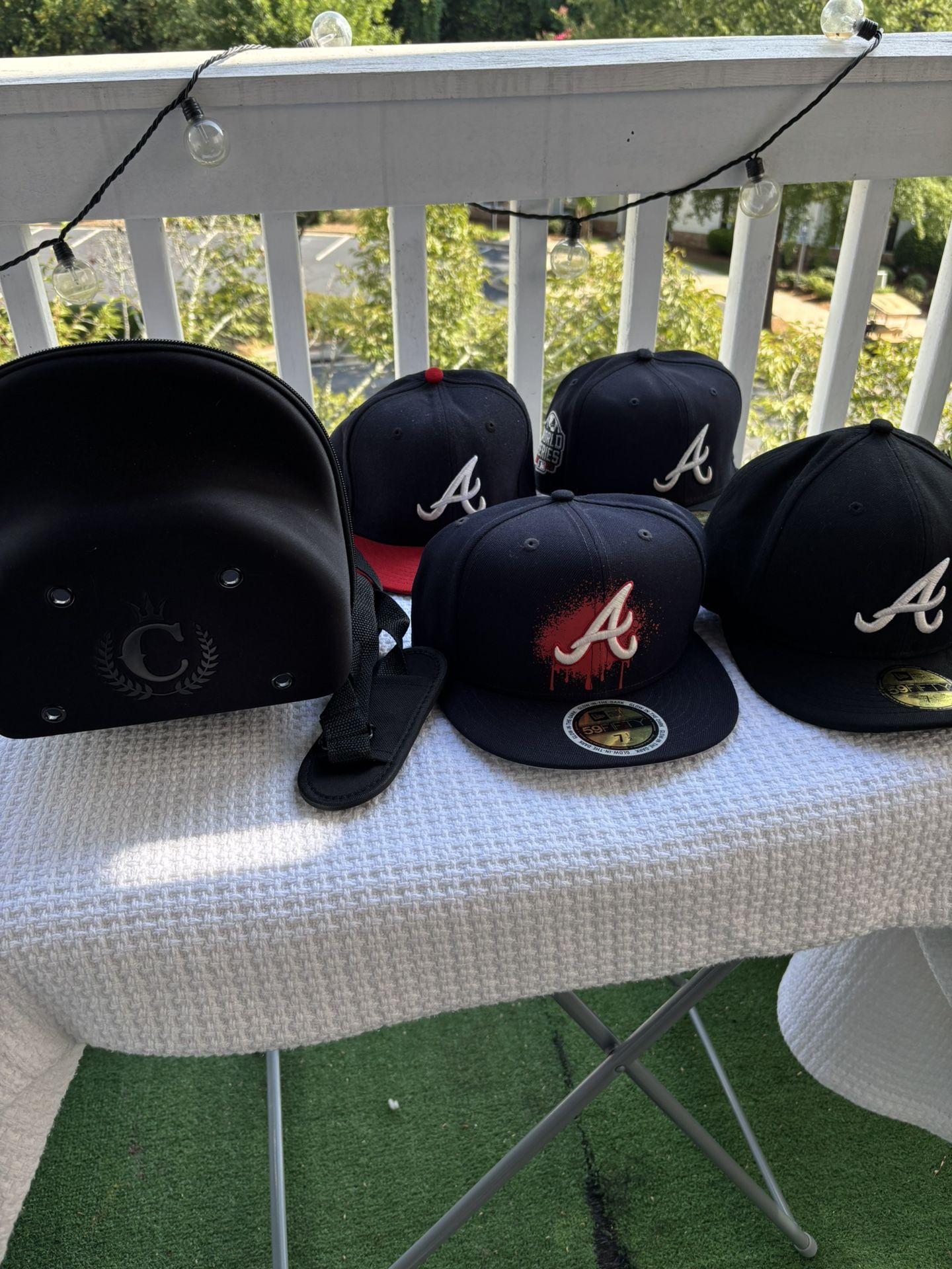 ATL Braves Hats With Case