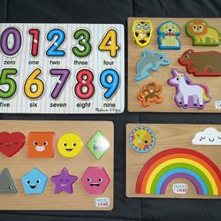 Used Toddler Puzzles $5 For All