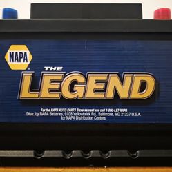 NAPA Car Battery (BCI No. 96R 600 A)