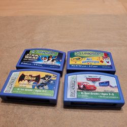 4 LeapFrog LEAPSTER Leap Frog Video Games