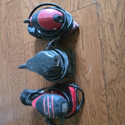 Lot of 3 Electric Sanders – Craftsman Palm Sander, Skil Octo Detail Sander & Tool Shop Finishing Sander