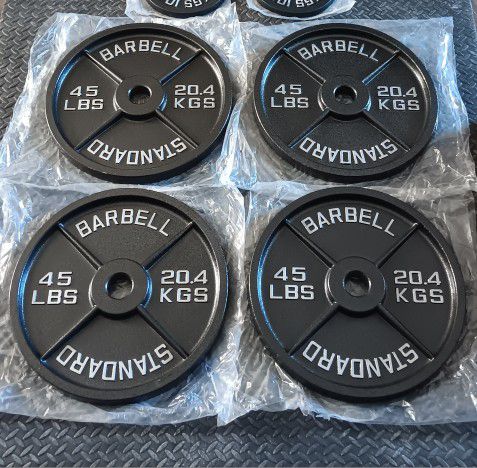 45lb×4 Rogue Olympic Plates (NEW IN BOX)