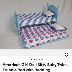 American Girl - Bitty Baby Twin Bed