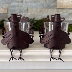 Yankee Candle Turkey Tea Light Holders 