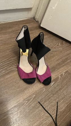 Sexy heels lilac black