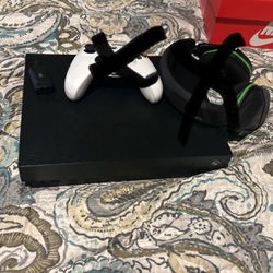 xbox one x with wires