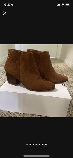 Real Suede Leather Boot Booties Size 7