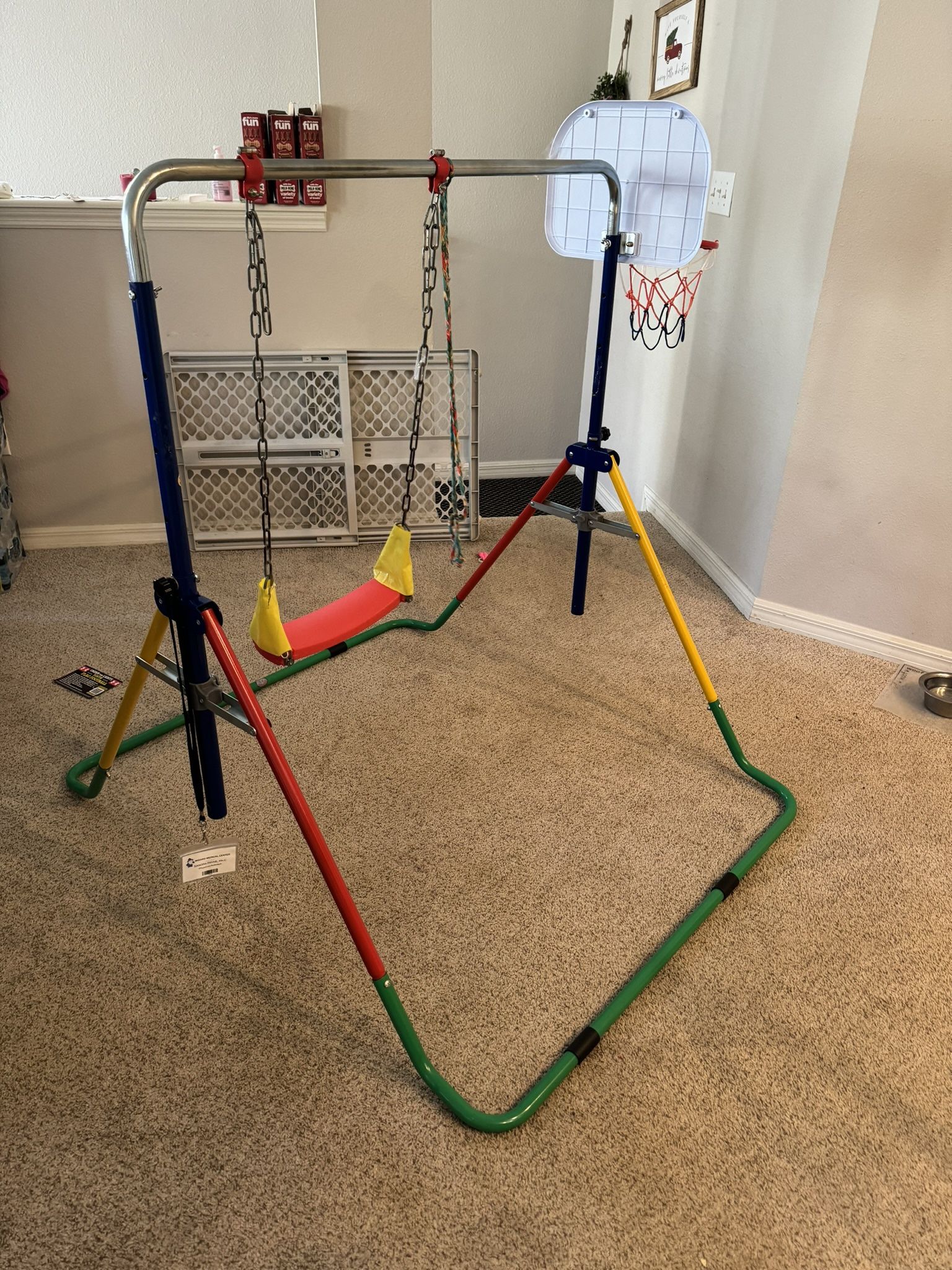 Indoor And Outdoor Swing Set 