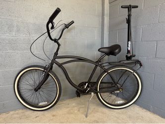Sixthreezero beach cruiser 24 and bike pump