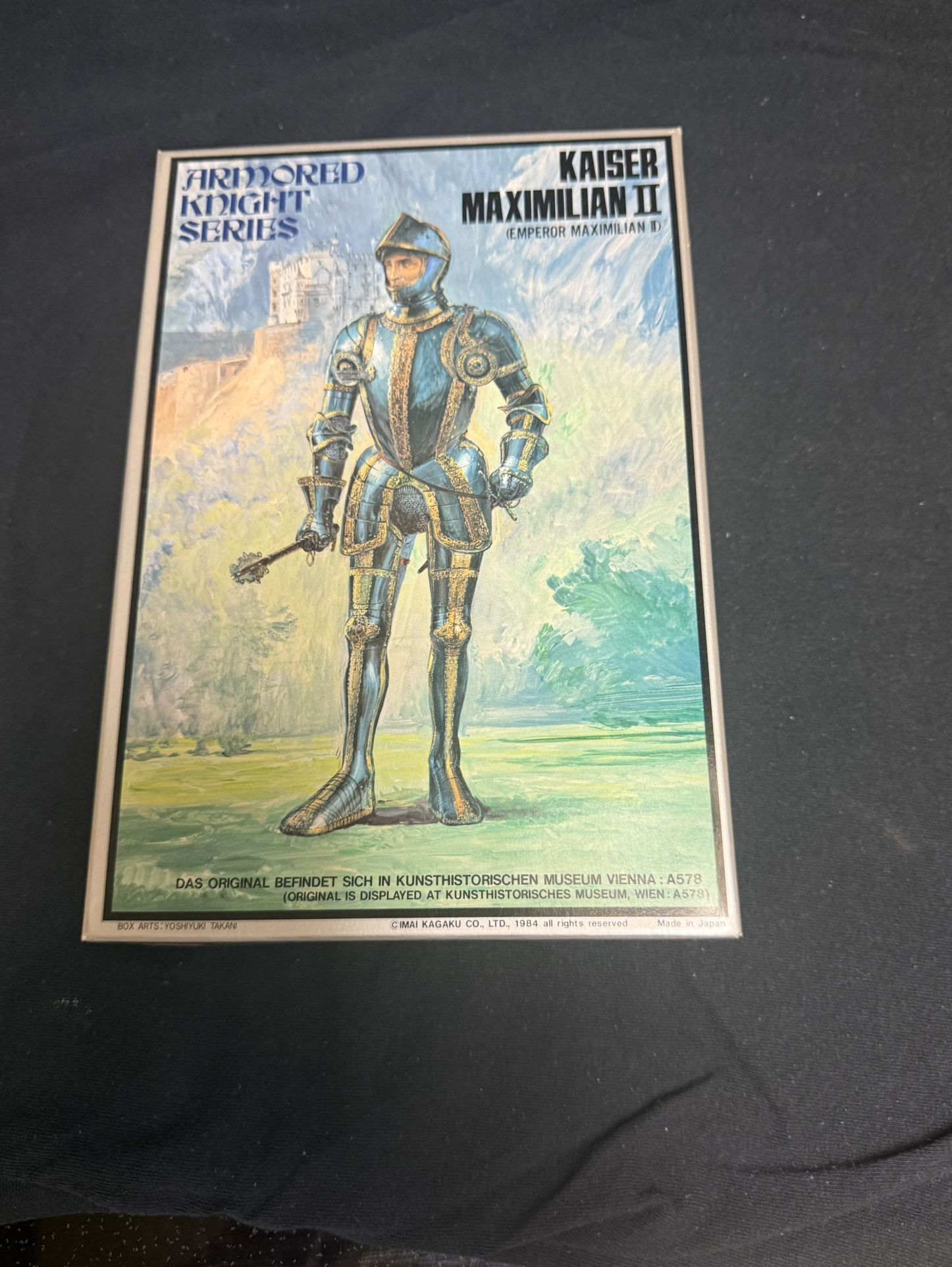 Vintage 1984 Imai Armored Knight series Kaiser Maximilian, II emperor 112 scale model kit