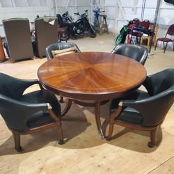 Humphrey Bogart Dining Table- 4 Chairs